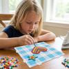 2.6mm Beads Fuse Beads Pegboards Heat Resistant Hama Beads Pegboards  Puzzle Making