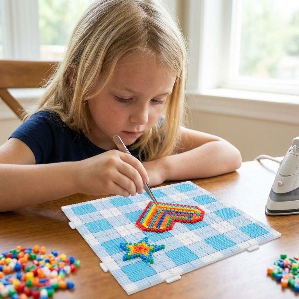 2.6mm Beads Fuse Beads Pegboards Heat Resistant Hama Beads Pegboards  Puzzle Making