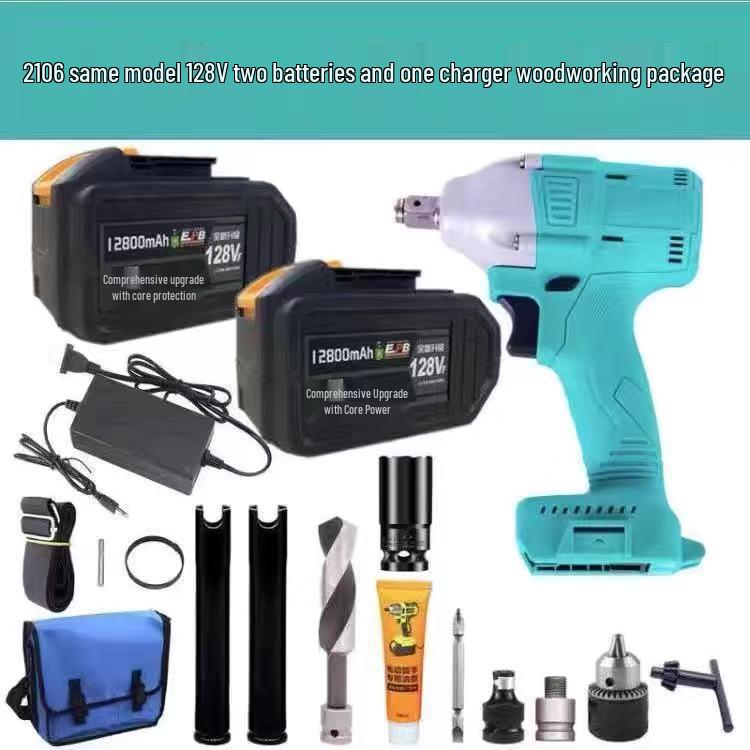 Bürstenlose elektrische Schraubenschlüssel für die Holzbearbeitung: Hohes Drehmoment Schlagbohrwerkzeug, Nur Gerät