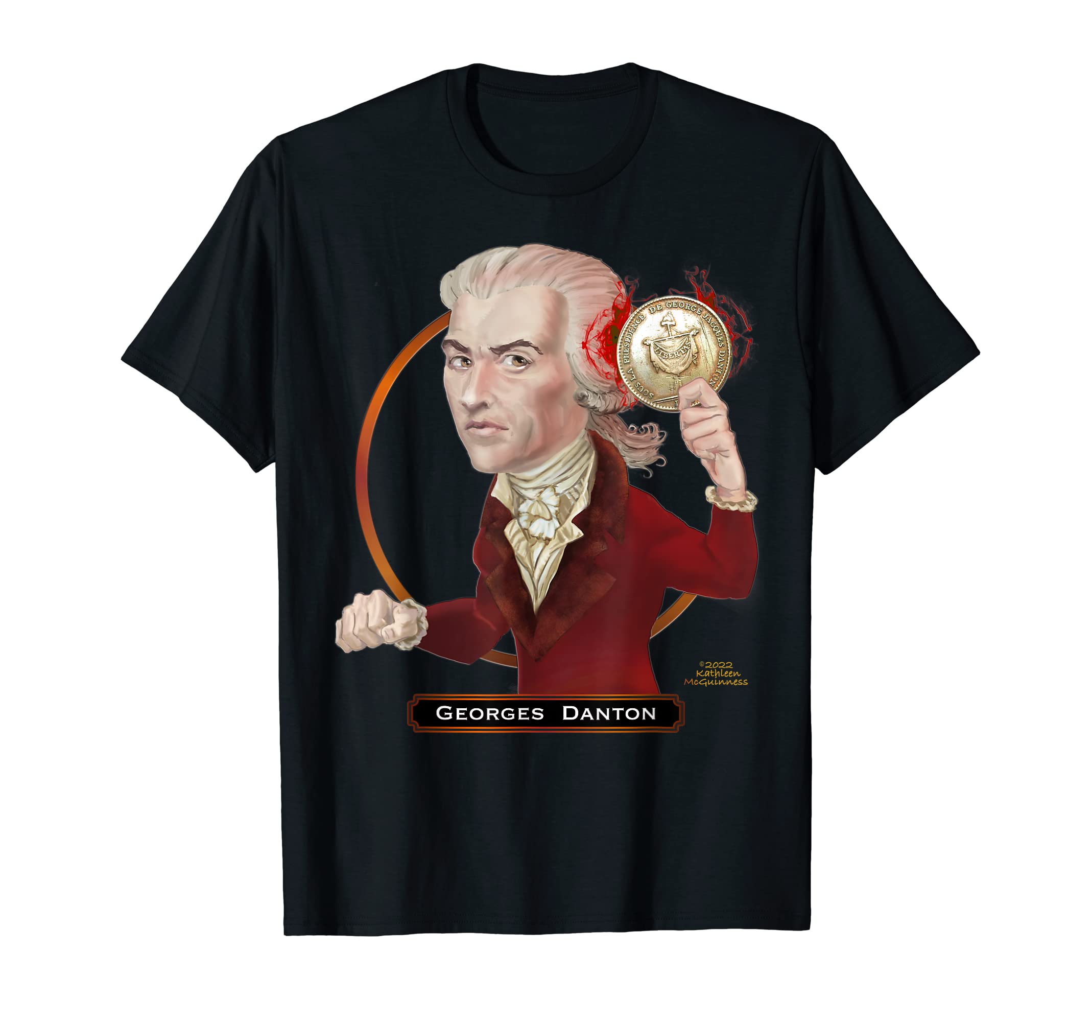 

French Revolutionary Leader Georges Danton T-Shirt чёрный