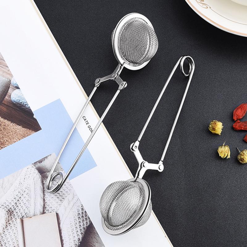 Stainless Steel Tea Strainer Mesh Tea Infuser Filter Ball Shape Loose Leaf Diffuser Tea Accessories Icing Sugar Powder Sieve