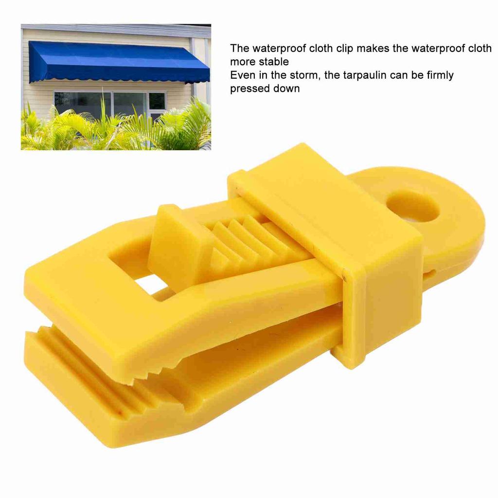 10Pcs Tarp Clips Large Tent Clamps Tarp Clamps Heavy Duty Lock Grip Outdoor Camping Canopy Clips