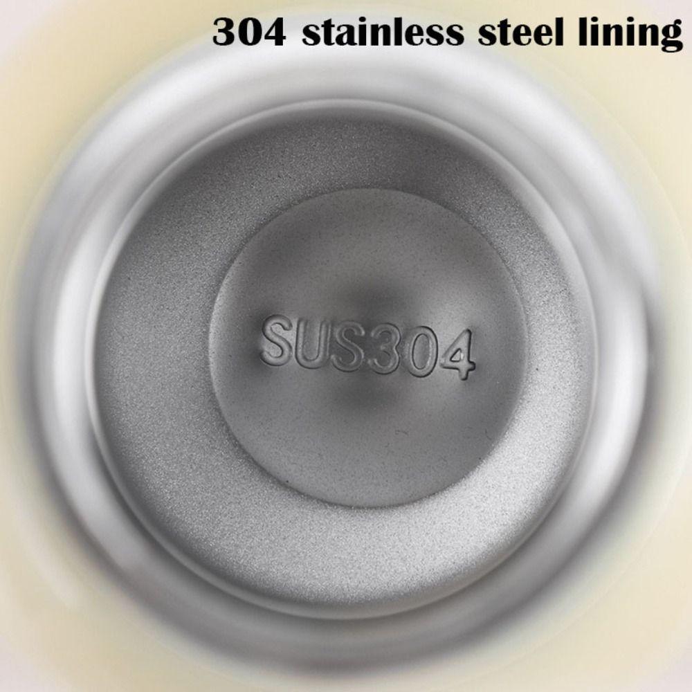304 Stainless Steel Water Bottle 300ml Pocket Cup Portable Insulated Cup  Unisex