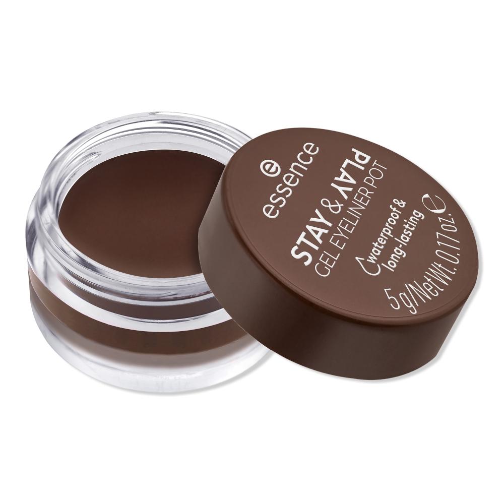 

Essence Stay Play Gel Eyeliner Pot 0.17 Oz Brown 02