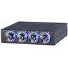 3.5" Inch FDD Desktop PC Front Chassis Panel CPU 4 Channel Fan Speed Controller