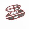 Car Window Lift Button Panel Decoration Cover Stainless Steel Trim For Peugeot 2008 For E-2008 Interior
