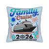 Family Cruise Pillow Cover Morden Pillow Case For Sofa Home Decoration Comfy Pillowcases Gift