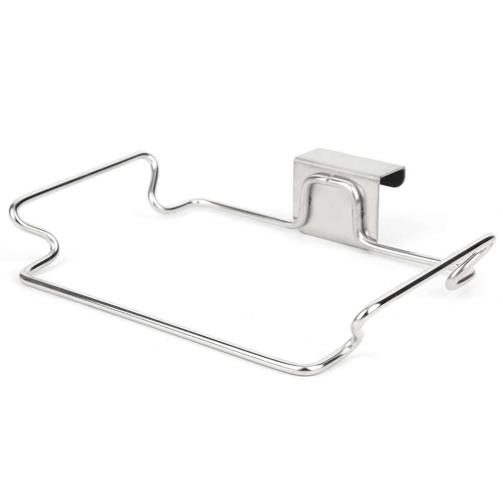Unique Door Back Garbage Bag Rack Home Cabinet Rag Hanging Rack Household Kitchen Tool