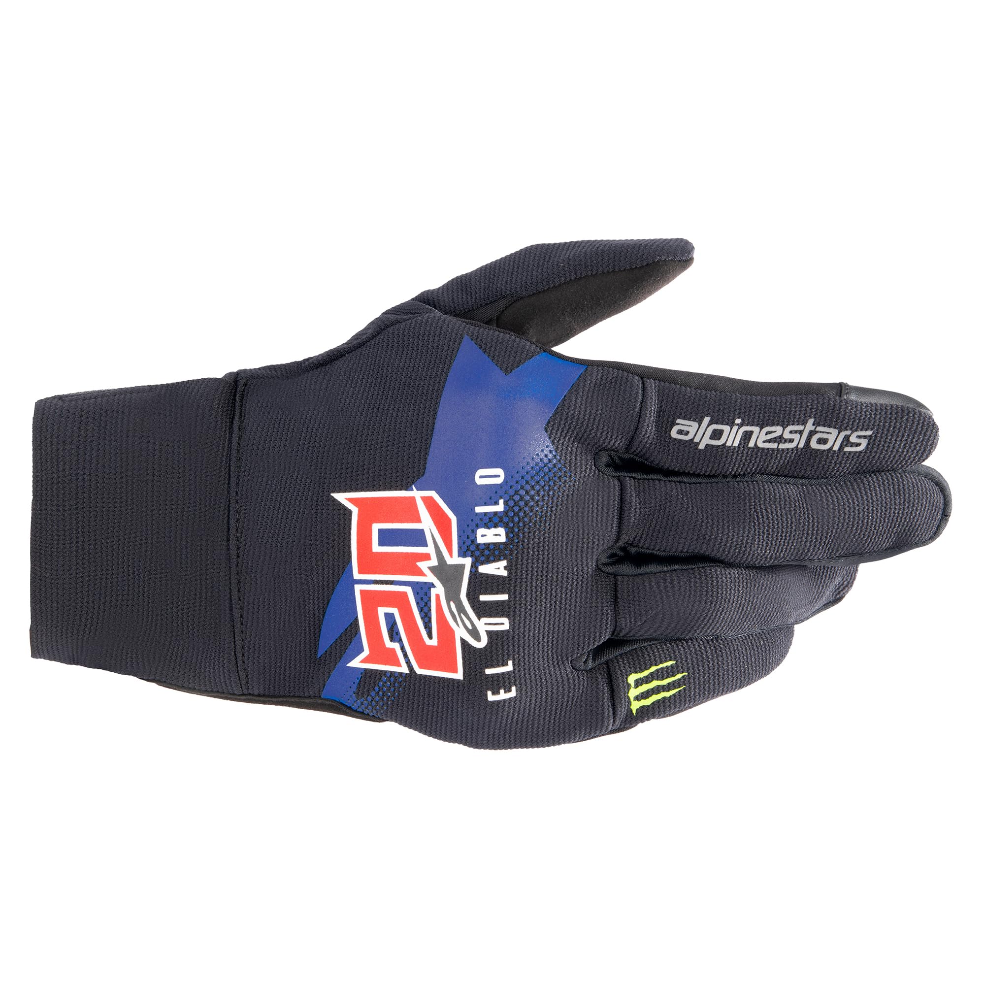 

Alpinestars FQ20 REEF Monster Gloves, Black/Blue/Bright Red/Green (Size M)