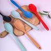 1pc Small Silicone Spoon High Temperature Resistant Soup Spoon Mixing Spoon Salad Spoon Kitchen Utensils Accessories4