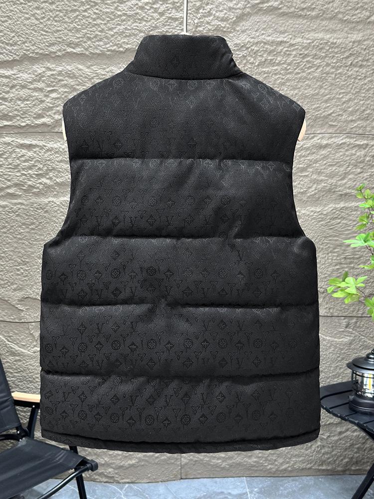 Men's Stand Collar Sleeveless Cotton Vest - 2025 Autumn/Winter Collection
