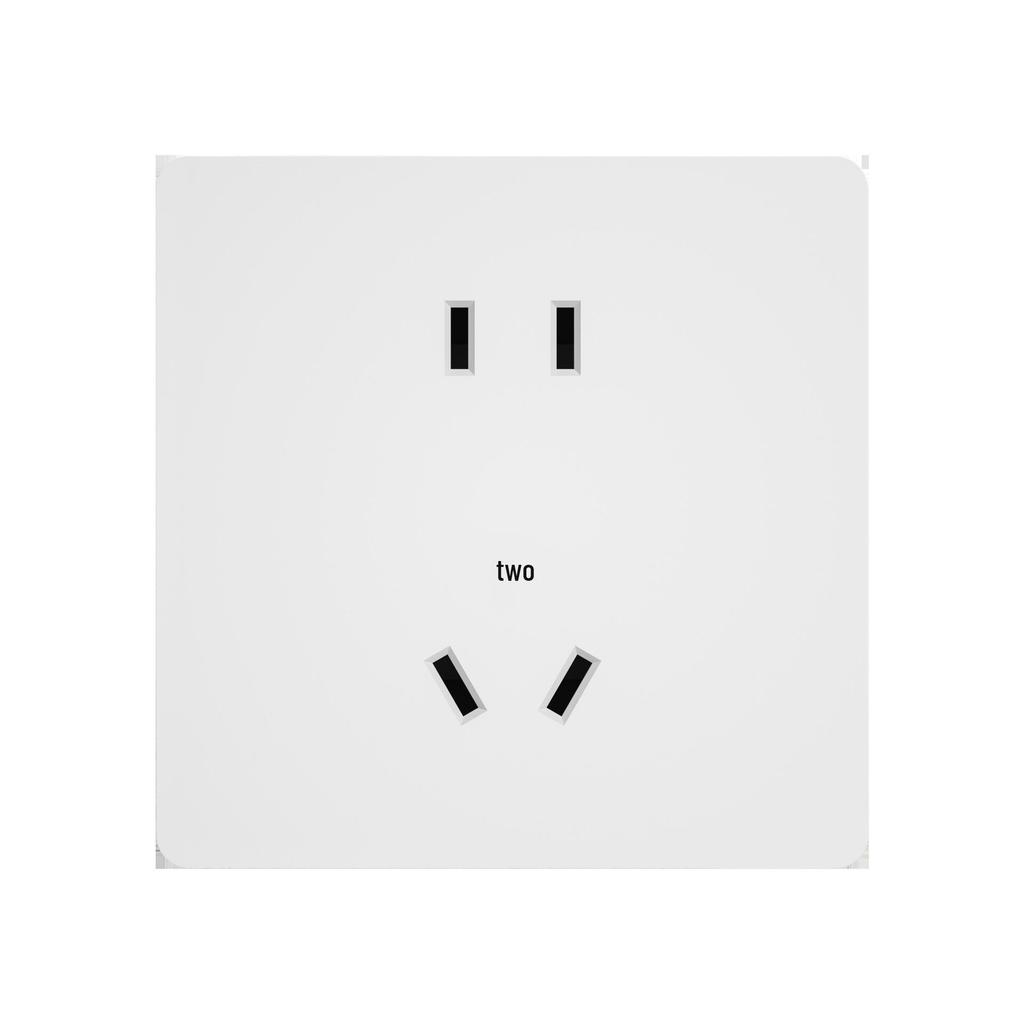 Linp Mesh2.0 E2Pro Smart Touchscreen Schalter, Drahtlos, Mijia-App Kompatibel + Passende Steckdose