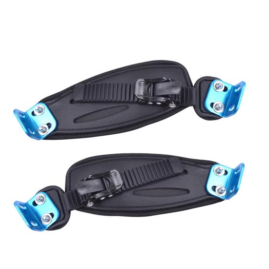 2ks držák na nohy nastavitelný horský černý univerzální skateboardový pásek pro sport