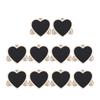 10Pcs Heart‑Shaped Blackboard Art Craft Display Message Board Wedding Decoration Ornament