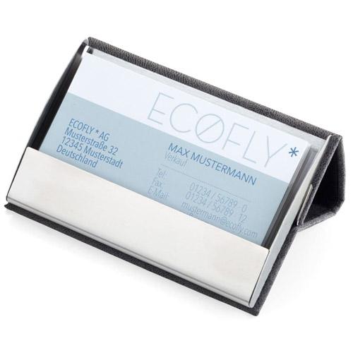 Troika Business Card Case (Dark Gray)