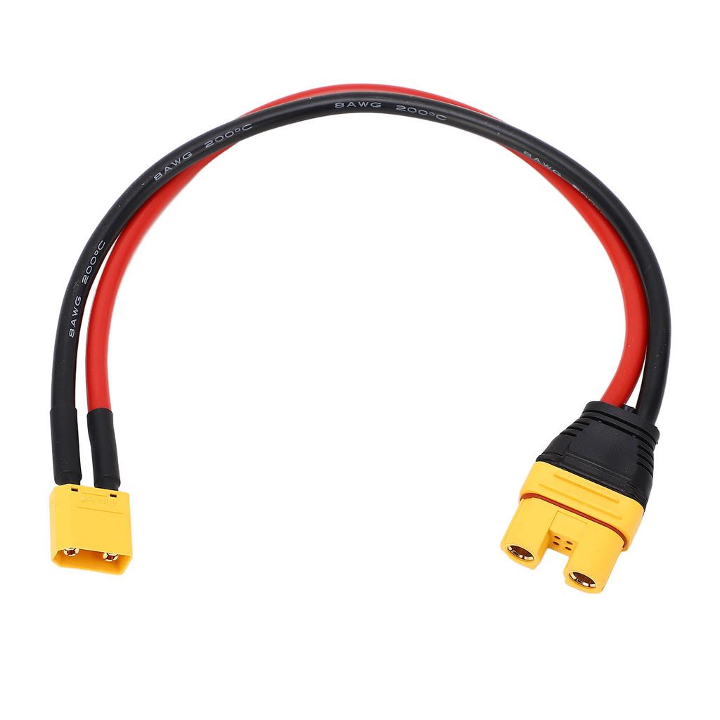 AS150U Female To XT90 Male Adapter 8AWG Silicone Wire Connect Convert Cables for Planters Sky