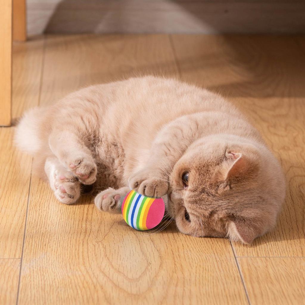 EVA Material  Ball Cats Self-Entertainment Toy Pet Supplies Interactive Play Cats Toy Ball
