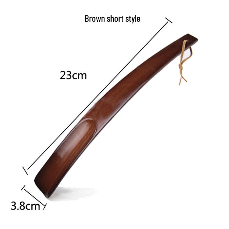 Solid Wood Long & Short Shoehorn - Creative, Extended, Lazy Shoe Helper