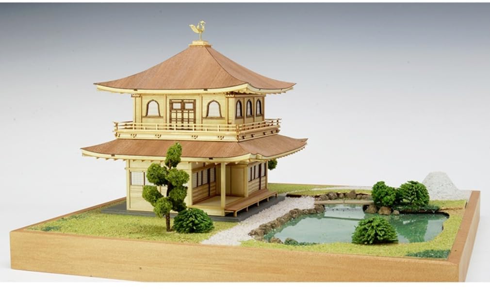 Woody Joe Temple Ginkakuji Wooden Model Assembly Kit 1/75 Jisho-ji (Building)