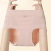 Fenteng Women's High-Waist Lace Antibacterial Cotton Briefs (3-Pack)