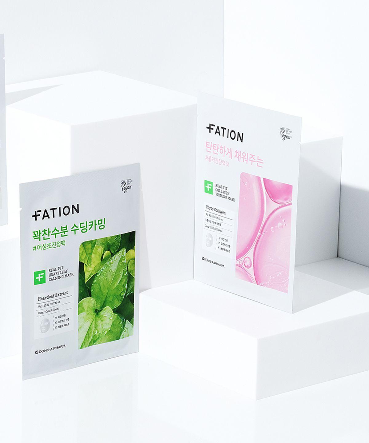 Real Fit Mask 20-Pack (Houttuynia Cordata 10ea + Collagen 10ea)