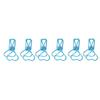 100pcs   Clips Cute Cartoon Heart Shape Metal Hollowed   Tail Clips Paper Clamps   Supplies