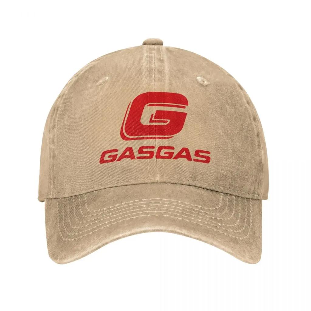 GasGas Moto Enduro Uomo Donna Cappellini da Baseball Montagna Denim Usurato Cappello Outdoor Corsa Golf Vestibilità Regolabile Cappellino da Sole
