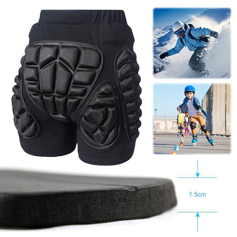 Protective Padded Shorts 3D Protection Hip Pad Anti Slip Skating Hip Guard Ski Butt Mat for Snowboard Skateboarding