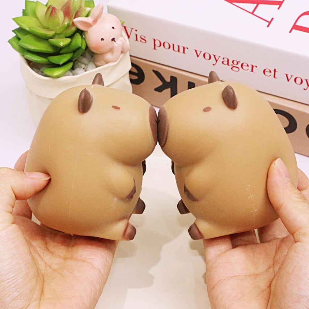 Creative Pinch Capybara Squeeze Toys Cartoon Fidget Sensory Toy New Decompression Toys  Kids Adults