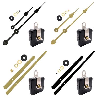 Kits de Mécanisme d'Horloge Murale DIY Quartz Incluant Aiguilles Fonctionnement à Piles Pièces de Rechange pour Réparation