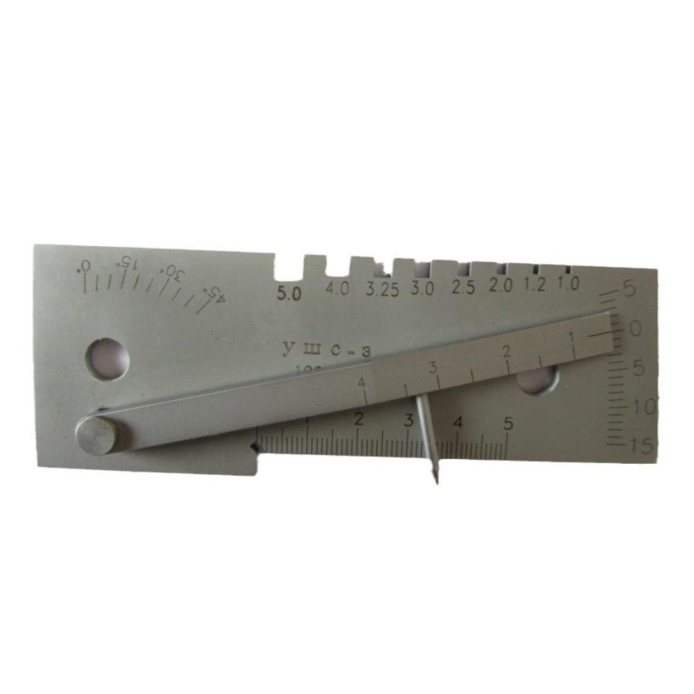 Stainless Steel Welding Gauge for Inspection Measuring Weld Seam Bevel Angle Joint Defects Gap Width and Electrode Size