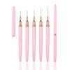 7/9/11/15/25MM Nagel Liner Pinsel Set Griff Nail art Stift Pinsel Zeichnung linien Streifen Malerei Blume Stift Nail art Maniküre Werkzeuge