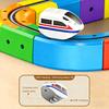 51/81/118Pcs/Set Magnetic Track Train Toy Kit Kids DIY Rail Building Gravity-Defying Electric Train Toy Toddlers Track Car Educational STEM