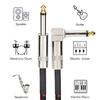 6.35mm To 6.35mm 90 Degree Right Angle Sound Cable For Electric Guitar Basses Mixer 6.35mm Connectors Long Elbow Wire