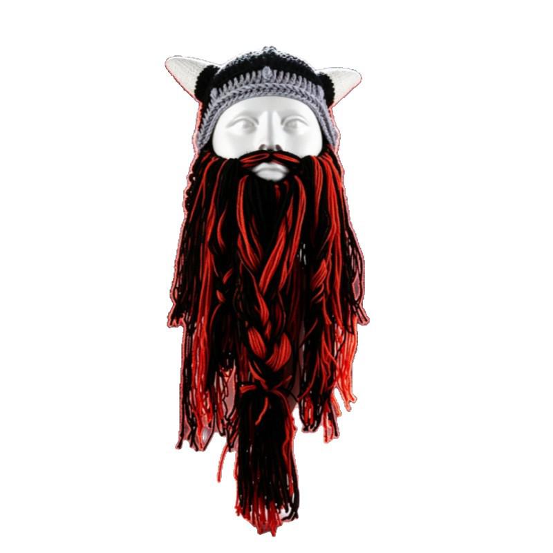 Cappelli da Festa Creativi con Barbe Grandi - Accessori Divertenti e Strani per Halloween Autunno/Inverno