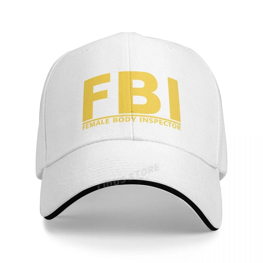 Fbi Funny FeUnisex Y Inspector Baseball Cap Hat Unisexs Women Fish Outdoor Hip Hop Boys Summer Sport Casual Printed Czapka