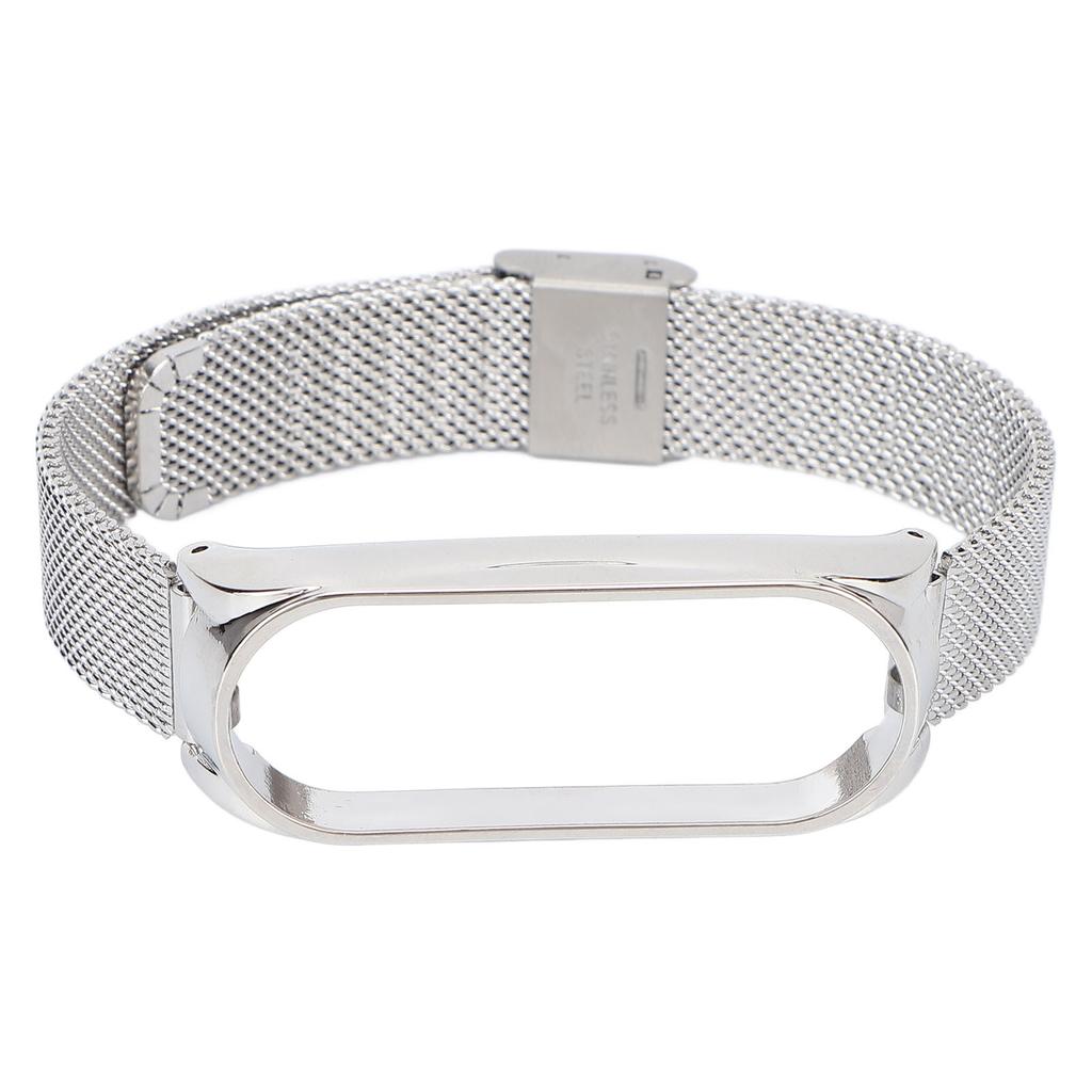 Metal Band Compatible for Xiaomi Mi Band 6 Smartwatch Replacement Steel Strap Bracelet Wristband Accessories