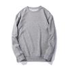 Men's Sweatshirts Tops Solid Color Men Round Neck Sweatshirts Jacket Long Sleeve Blank Man Cotton Sweater