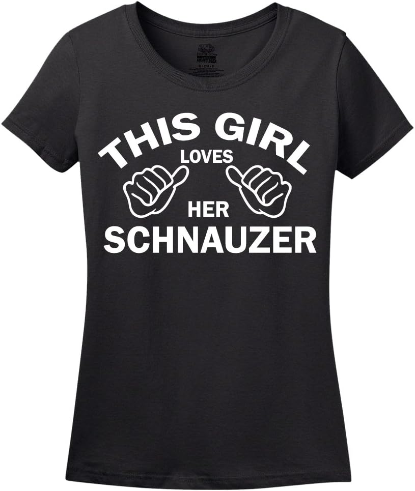 This Girl Loves Her Schnauzer T-shirt