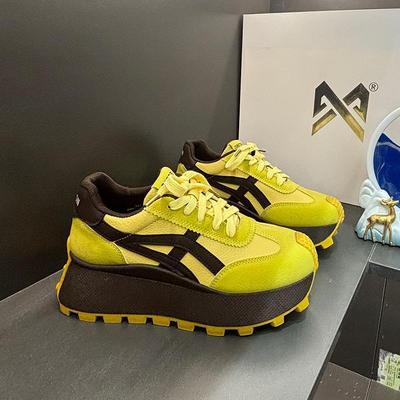 Celebrytka internetowa styl Hong Kong platforma casualowe modne buty jesień 2025 nowa moda wszechstronne nowe paski modne buty Forrest Gump kobiety