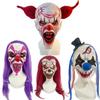 Nowa Halloweenowa Maskotka Klauna z Długimi Włosami Lateksowa Nakrycie Głowy Wyłączna Dostawa