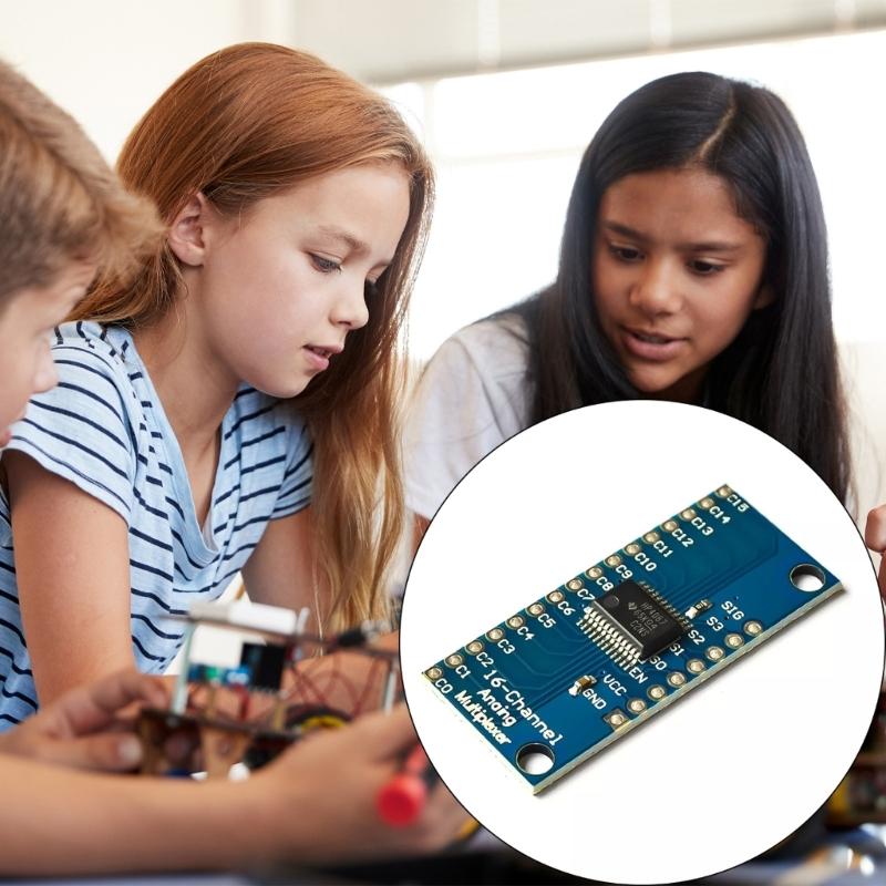 10 Stück 16-Kanal CMOS-Signalumschaltmodul Schnelle Leistung Breakout-Platine für 2V 6V Systeme