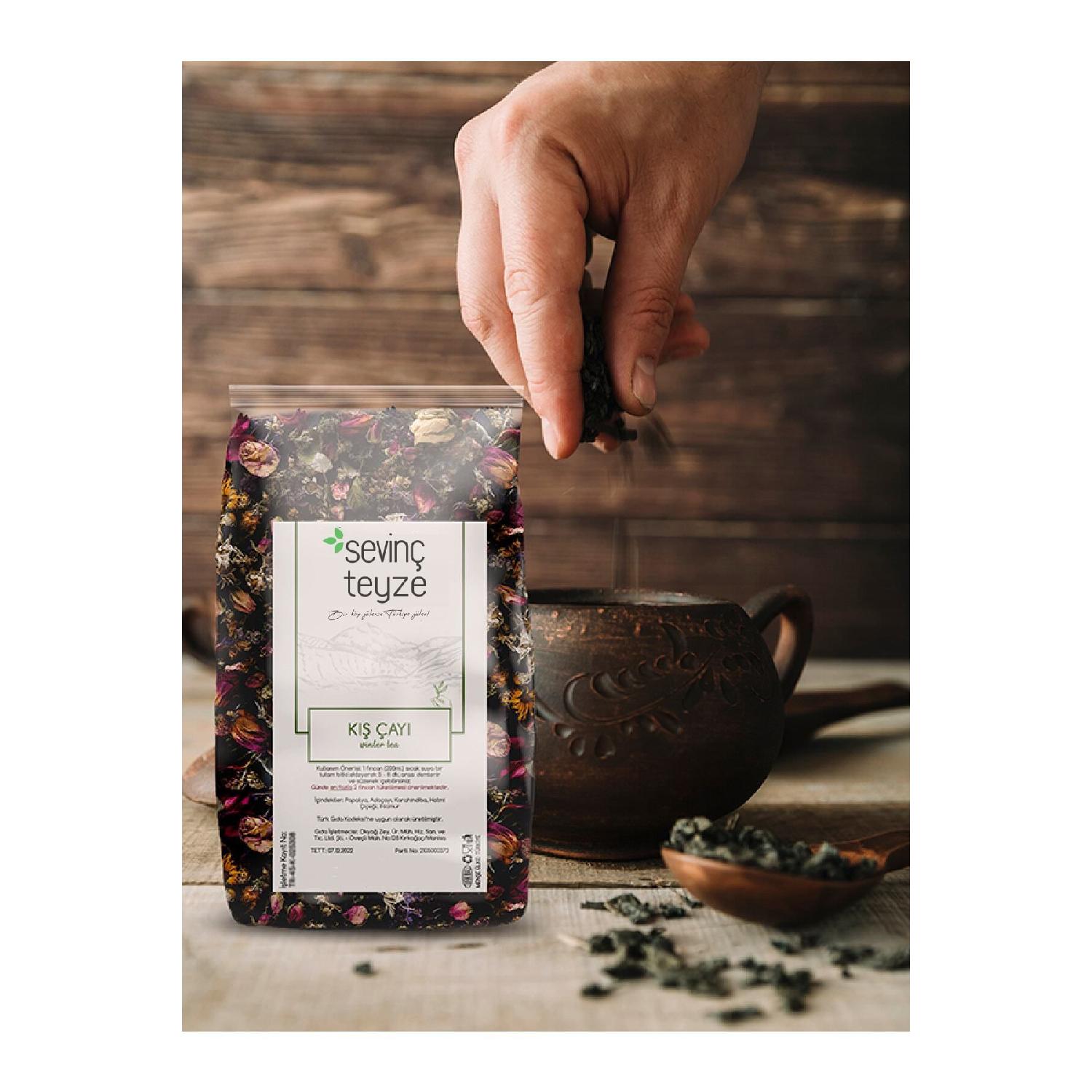 

Sevin Teyze Winter Tea 75g (chamomile, Liden, Sage, Hibiscus, Hammond, Lemon Melisa)