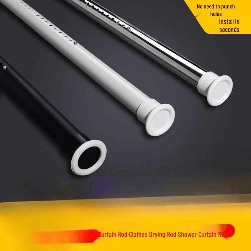Handun No-Drill Stainless Steel Extendable Curtain Rod