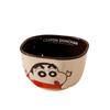 Cute Cartoon Square Bowls Student Children Fruit Tableware Ceramics Material Primary School Special Tablewares Kids Rice Bowl