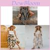 Bohemian Summer A Line Skirt With Floral Print For Casual Wear