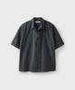 Yunionbeullu Loosed Check Half Shirt [Graphite]