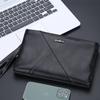 Men'S Soft Leather Wallet Long Purse Men Clutch Bag Large Capacity Zipper Wallets