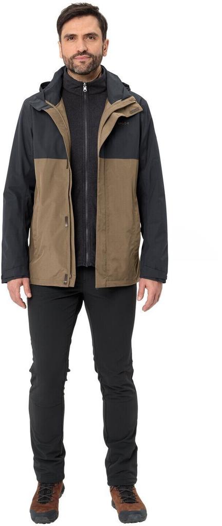 VAUDE Мужская куртка Rosemoor 3 в 1 (46382) (46382)черный/овсяный