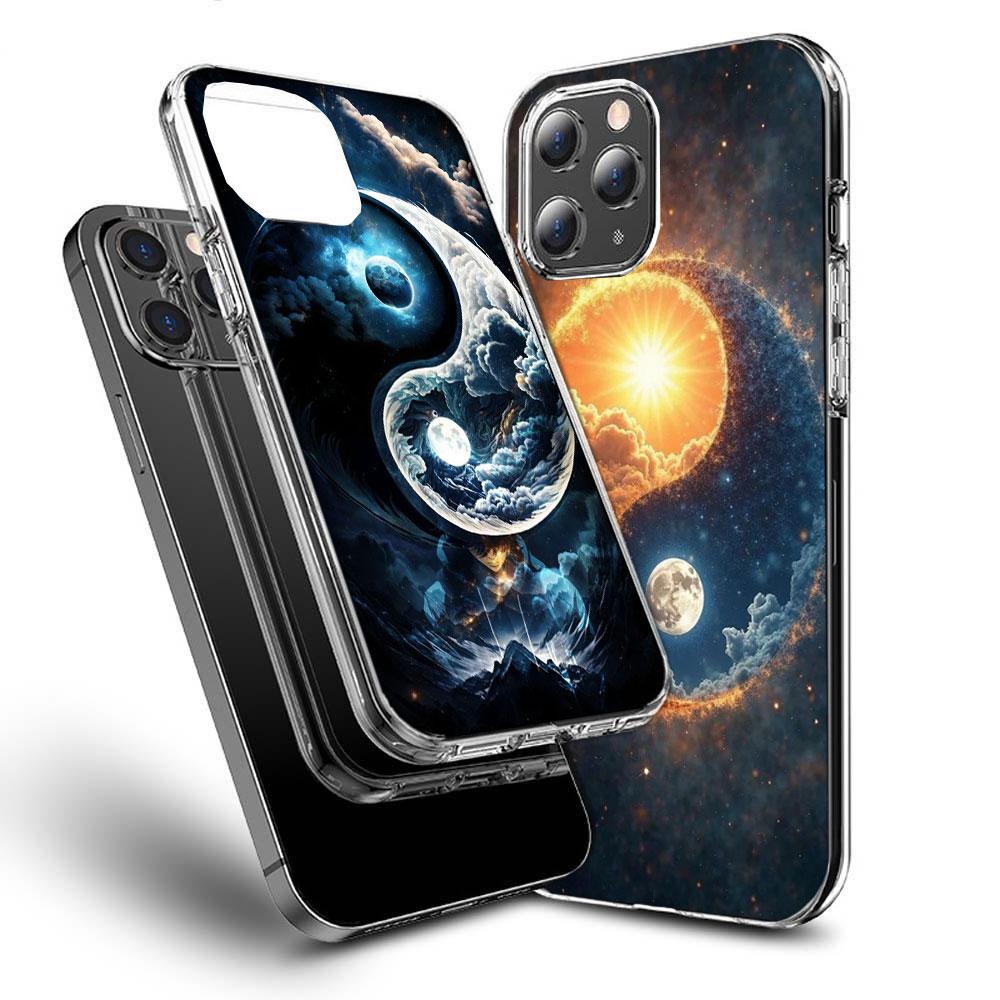 Balance of Elements The Eternal Yin-Yang Phone Case For Iphone 16E 15 Pro 14 Plus 17E 16 17 Pro Max Air 11 12 13 Mini Cover Case